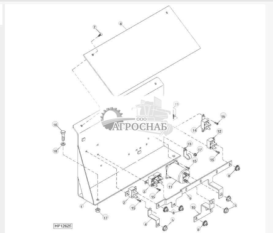 Circuit Breaker and Relay Panel 